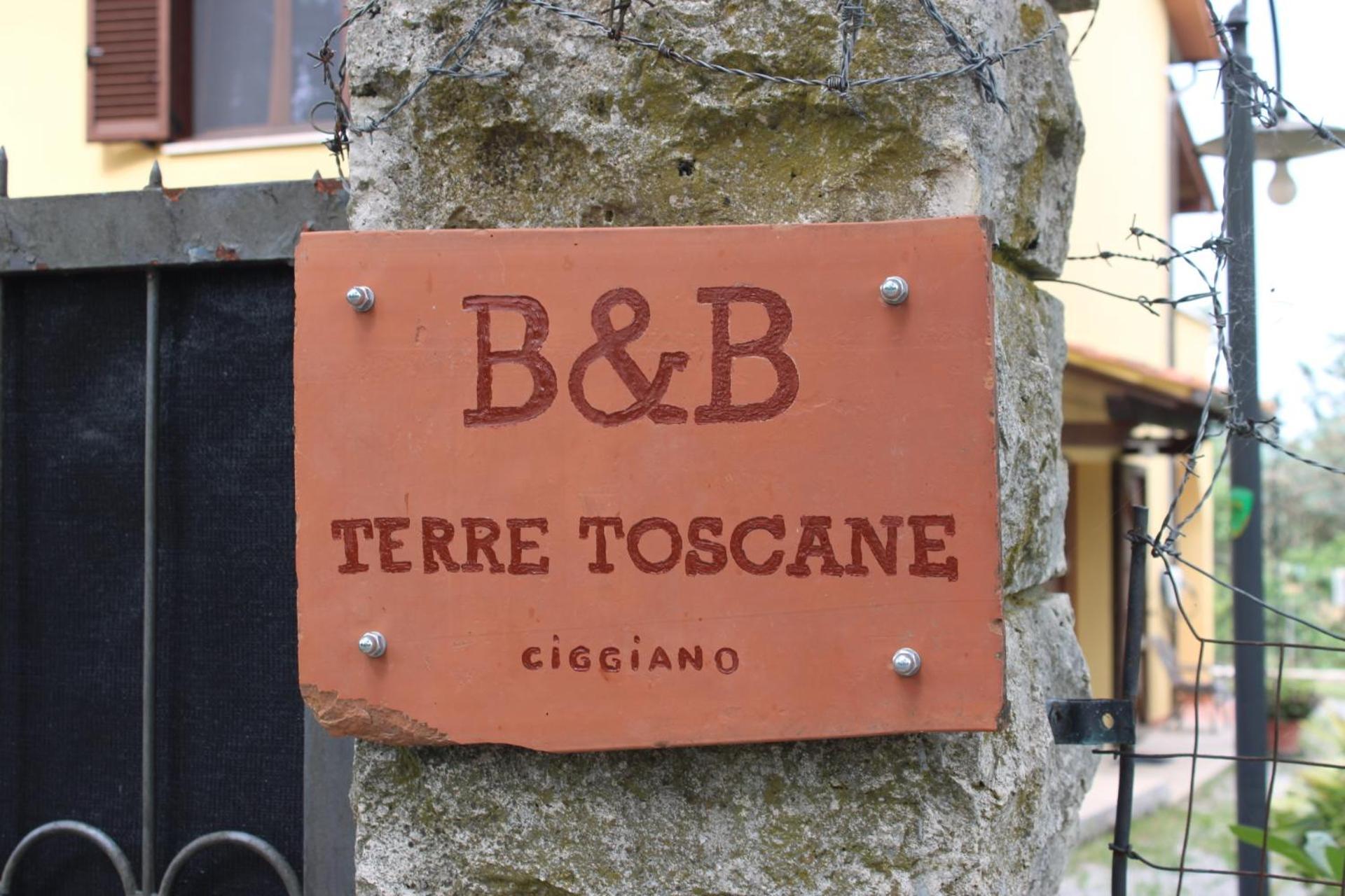 B&B Terre Toscane Ciggiano Exteriör bild
